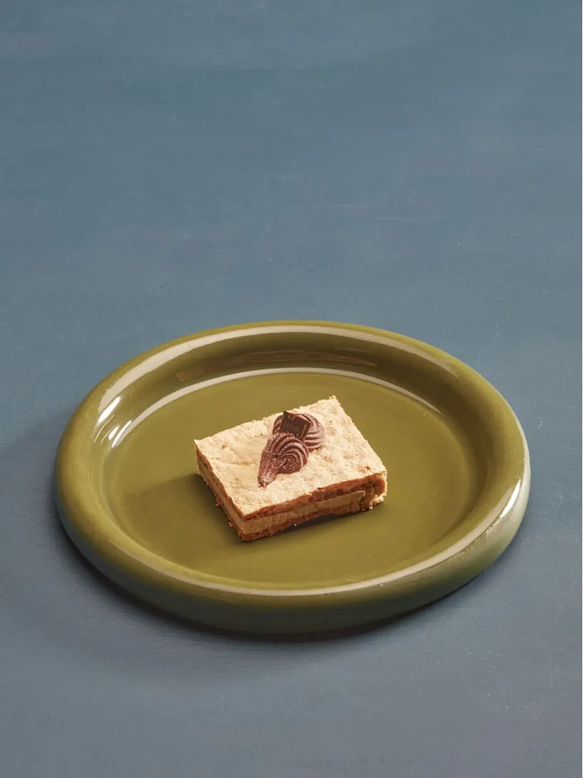 Carré rond noisette