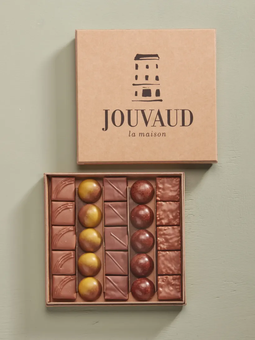 Les ballotins de chocolats au lait