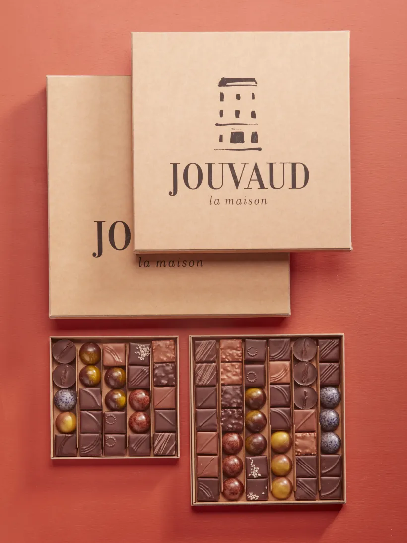 Les ballotins de chocolats noir