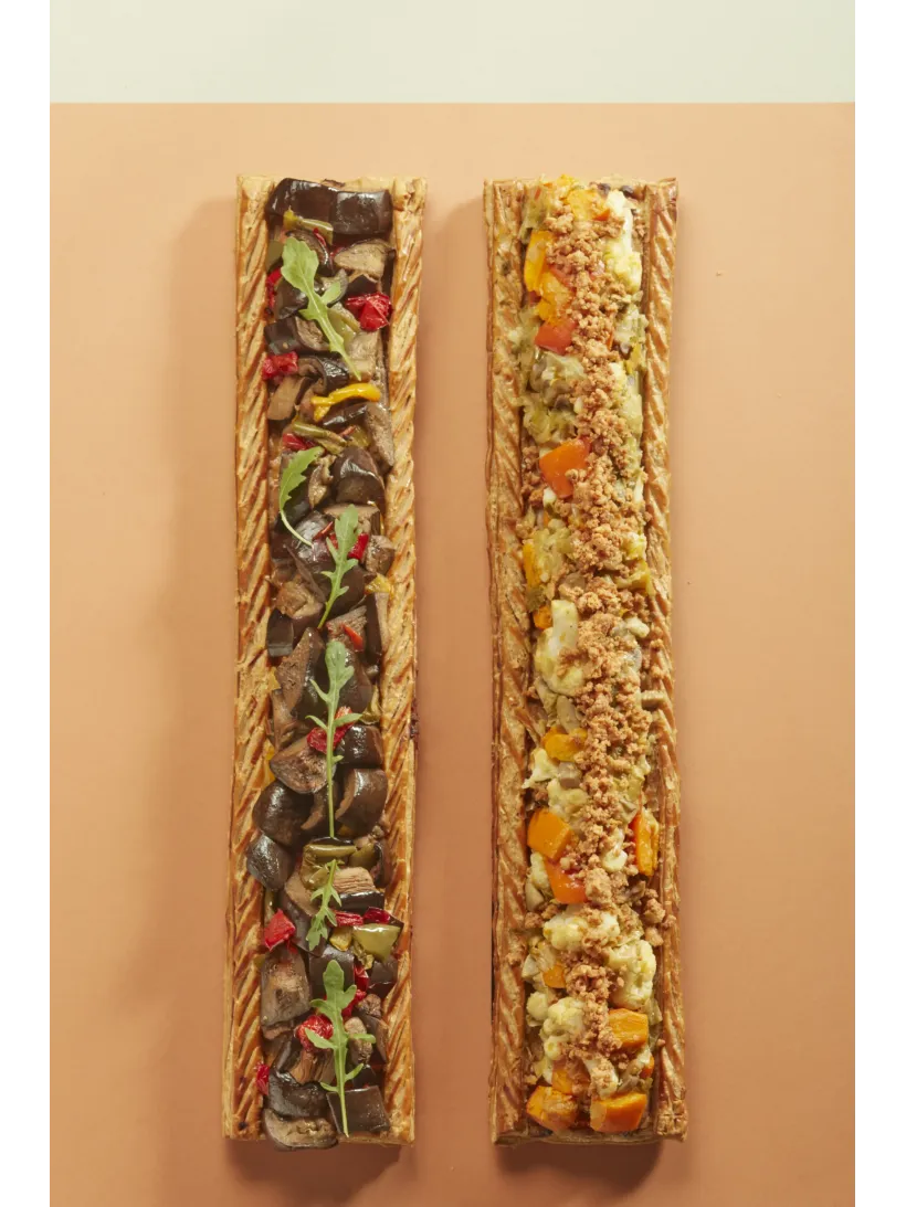 Tarte légumes du soleil & crumble de légumes