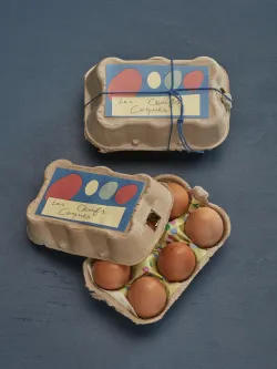 Boîte de 6 œufs coques