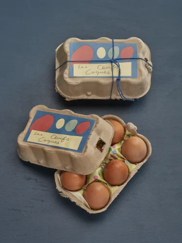 Boîte de 6 œufs coques