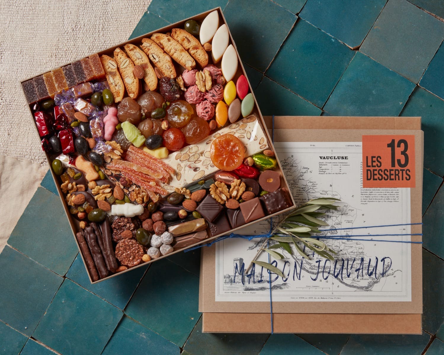 Les 13 desserts Slide background